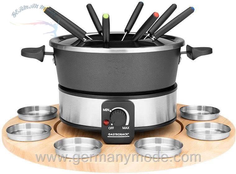 فوندو ساز گاستروبک آلمان Gastroback Fondue Set mit Drehteller