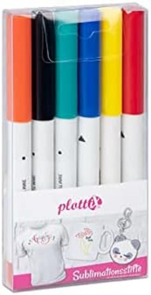 خرید از آمازون - plottiX subliX - مجموعه پایه قلم های سابلیمیشن (6 رنگ)