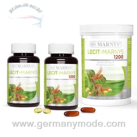 کپسول مکمل سویا بدون مواد تراریخته مارنیس اسپانیا MARNYS Lecit-Marnys Soya Lecithin capsules MN410 MN411 MN416