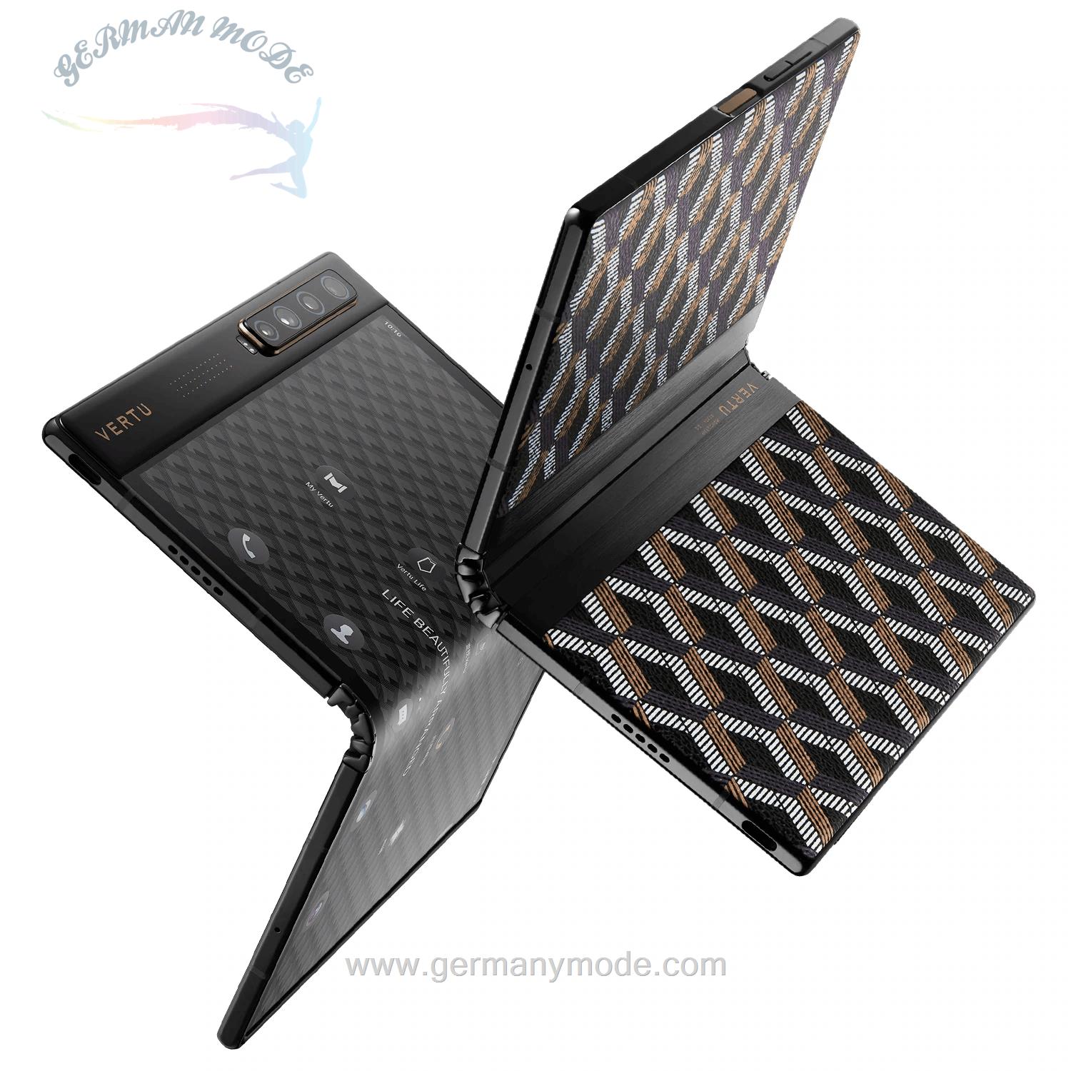 گوشی موبایل تاشو ورتو انگستان VERTU AYXTA FOLD 5G Black Monogram-Pre-Order