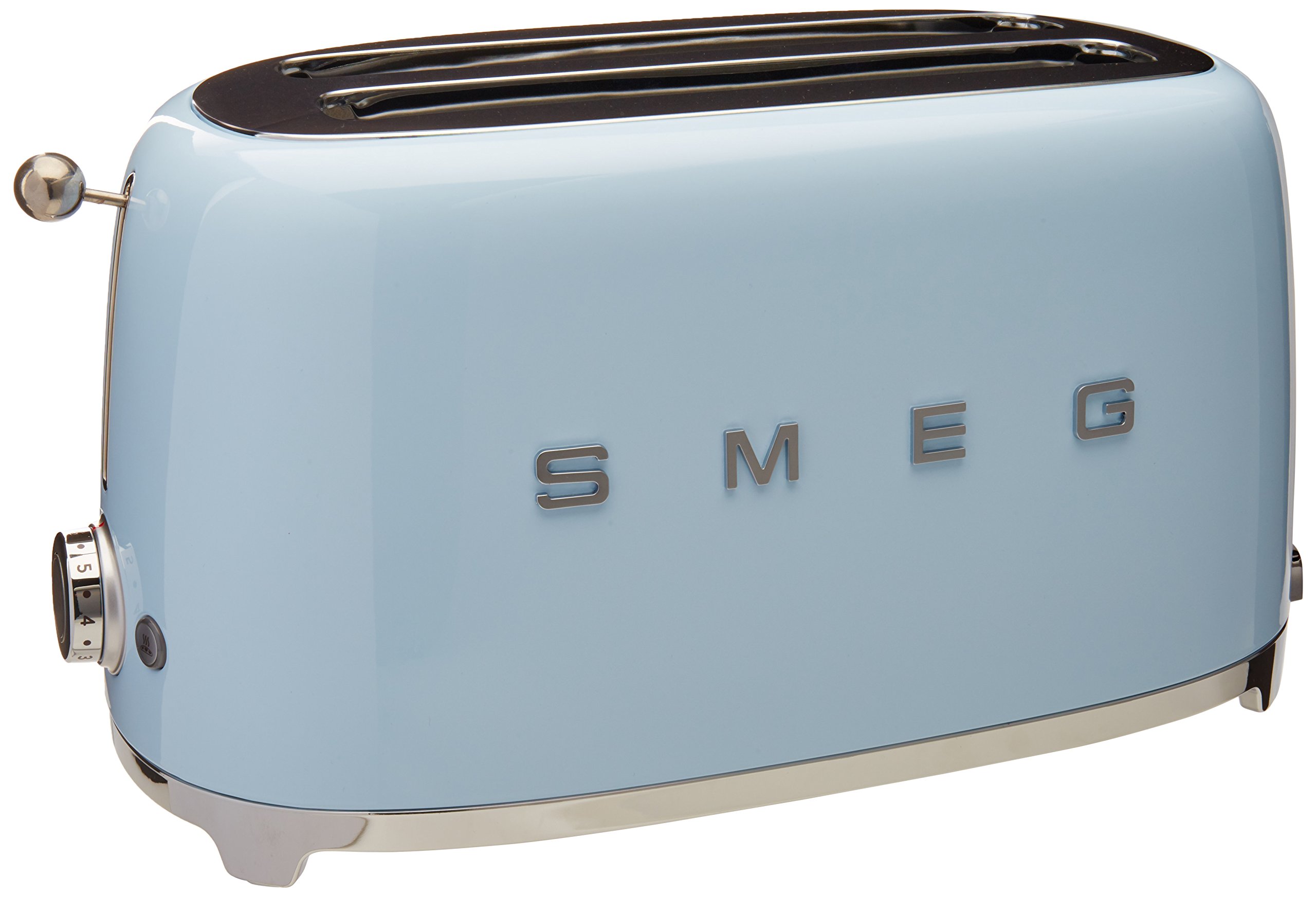 خرید از آمازون - (آبی پاستلی) - توستر 4 تکه ایستتیک رترو Smeg TSF02PBUS 50، آبی پاستلی