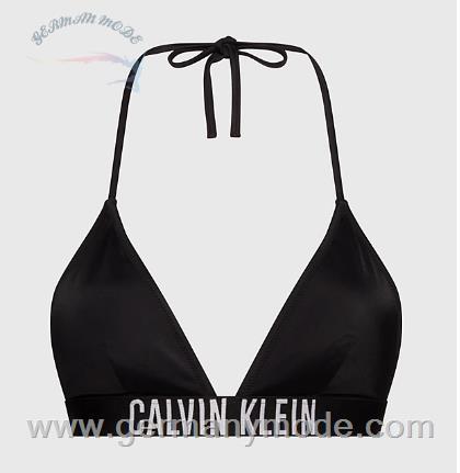 تاپ بیکینی زنانه کلوین کلین آمریکا Calvin Klein Triangel Bikini Top Intense Power Pvh Black KW0KW01824BEH