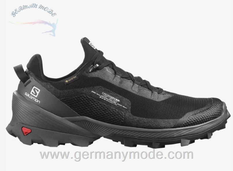 کتانی پیاده روی مردانه سالامون فرانسه SALOMON CROSS OVER GORE-TEX Hiking-Halbschuhe Herren Black / Magnet / Black