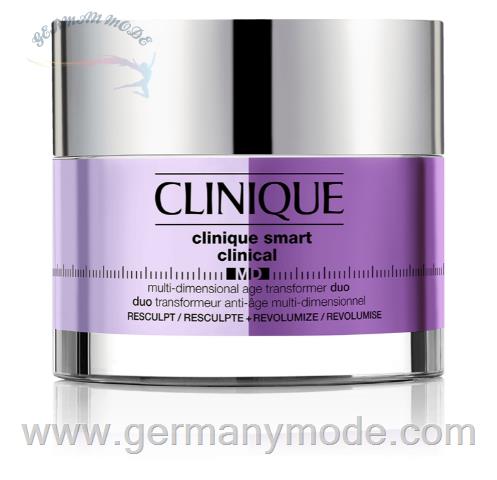کرم ژل آبرسان سفت کننده پوست صورت کلینیک آمریکا Clinique Smart Clinical MD Multi-Dimensional Age Transformer Resculpt Revolumize 50ml