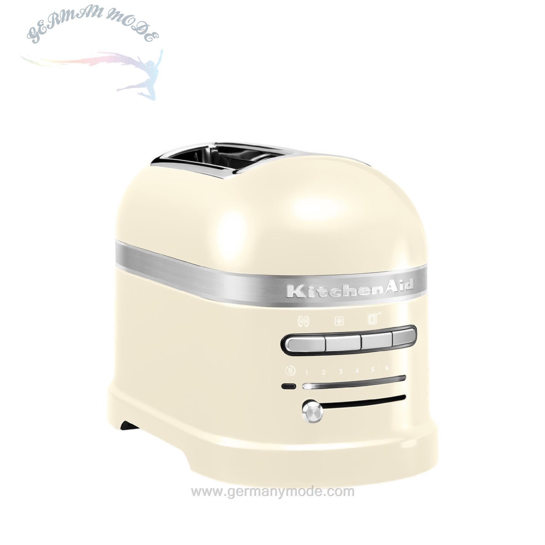 توستر اتومات کیچن اید آمریکا Artisan 2 تکه Kitchenid 5KMT2204EAC، کرم