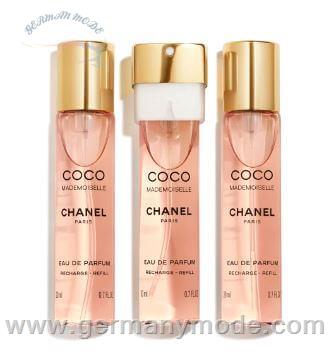 ست عطر ادو پرفیوم زنانه 3 تایی 20 میل کوکو مادمازل شنل فرانسه CHANEL COCO MADEMOISELLE EAU DE PERFUME SPRAY 3 20ml refill