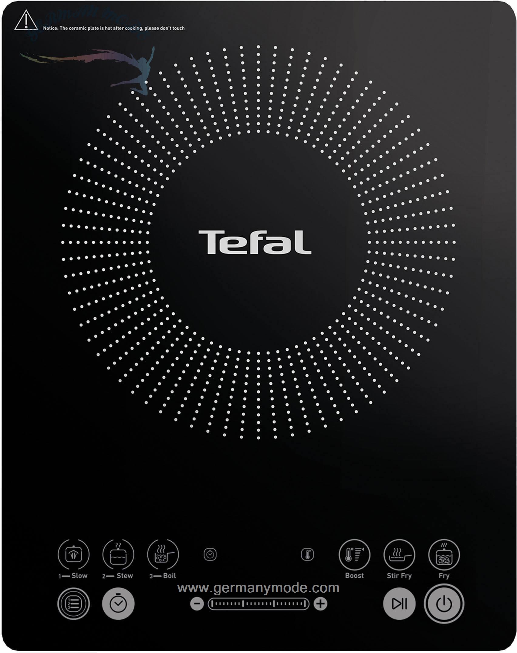 اجاق برقی تک شعله تفال فرانسه Tefal Einzel-Induktionskochplatte IH2108 Everyday Slim
