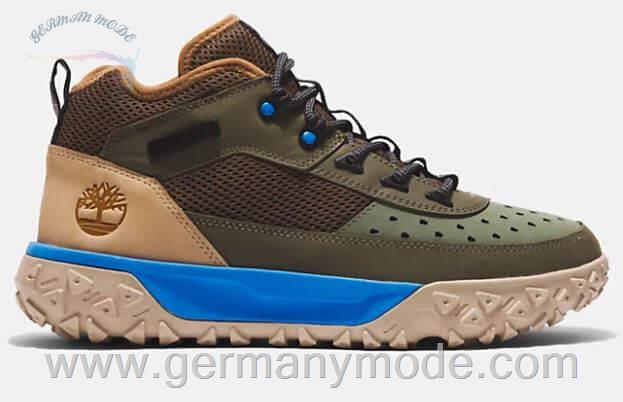 کتانی ورزشی مردانه تیمبرلند آمریکا TIMBERLAND GREENSTRIDE MOTION 6 SNEAKER FOR MEN IN GREEN BROWN