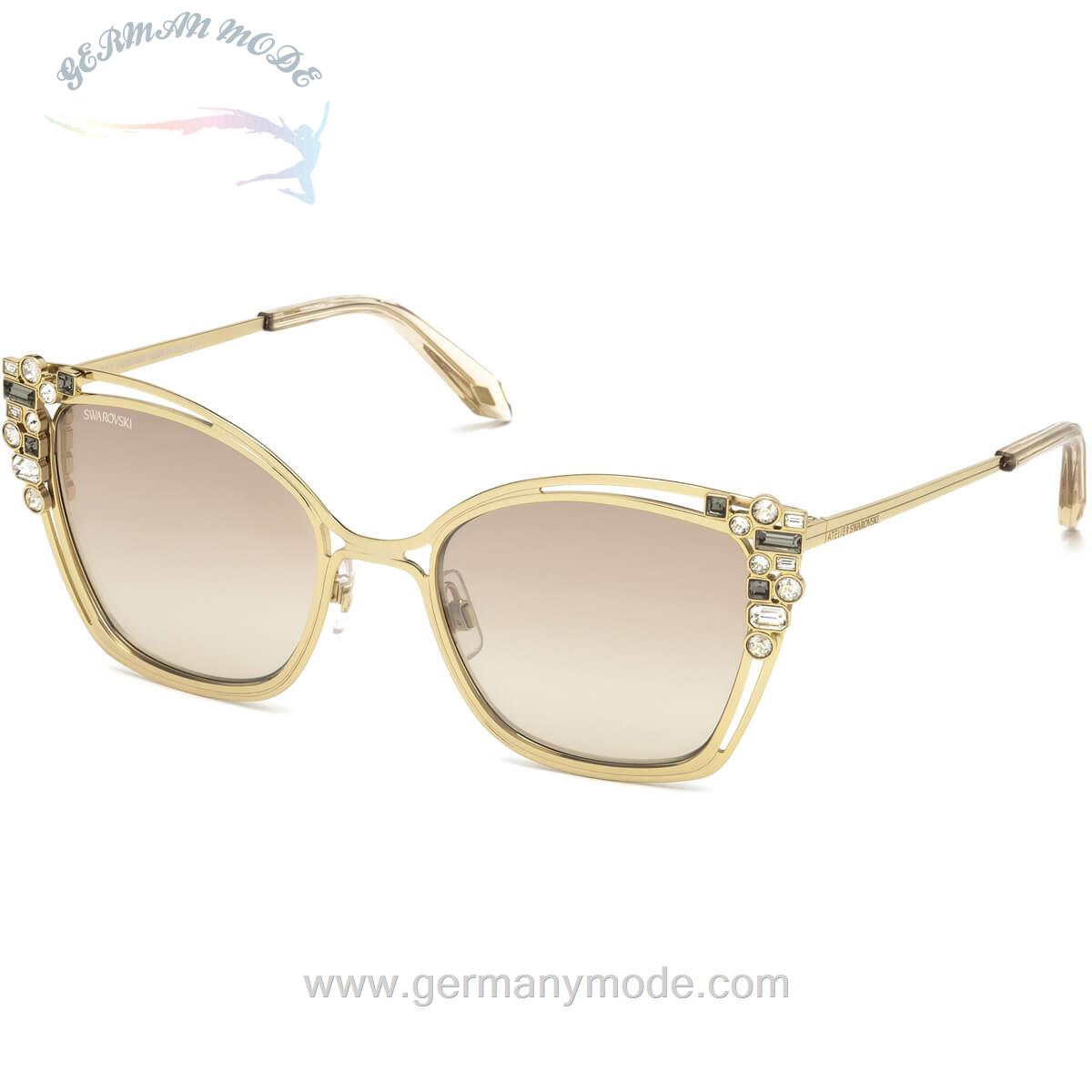 عینک آفتابی زنانه سواروفسکی (اتریش) SK163-P 32G, LIGHT GOLD