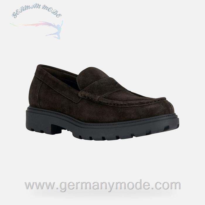 کفش مردانه جی اوکس ایتالیا GEOX WILDLEDERMOKASSINS Spherica Ec7 Herr Testa Di Moro
