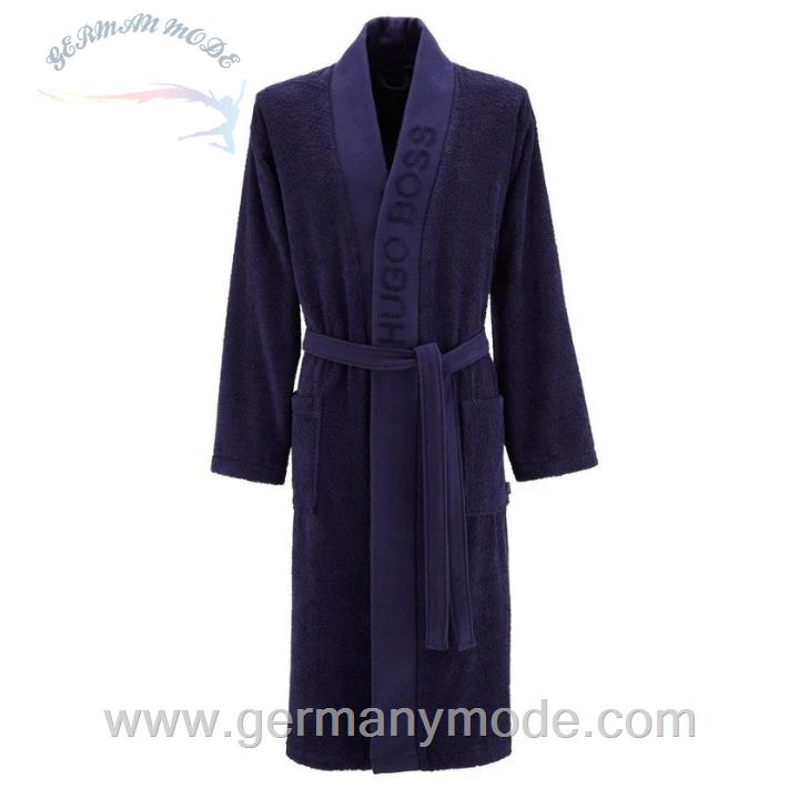حوله تن پوش مردانه هوگو باس آلمان HUGO BOSS HOME KIMONO PLAIN NAVY
