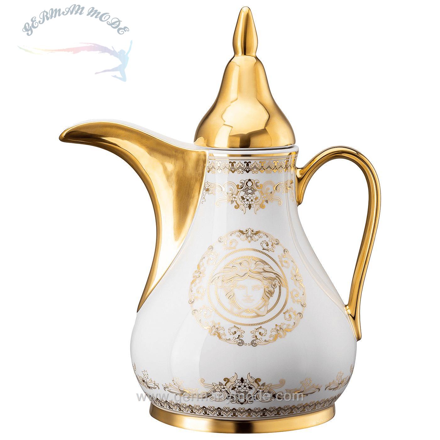 پارچ دکوری روزنتال آلمان Rosenthal meets Versace Isolierkanne Versace Medusa Gala Thermoskanne 1 l