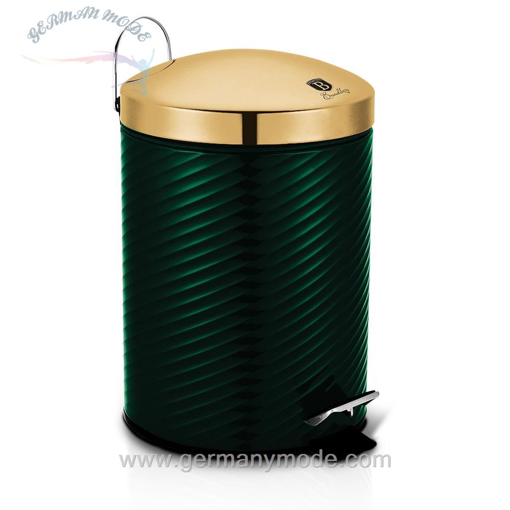 سطل زباله پدالی 7 لیتری برلینگر هاوس مجارستان BERLINGER HAUS PEDAL BIN 7L BH/6439 EMERALD COLLECTION