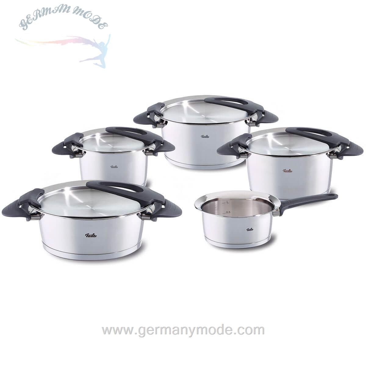 سرویس قابلمه 5 پارچه فیسلر آلمان Fissler intensa Topf-Set 5-tlg schwarz