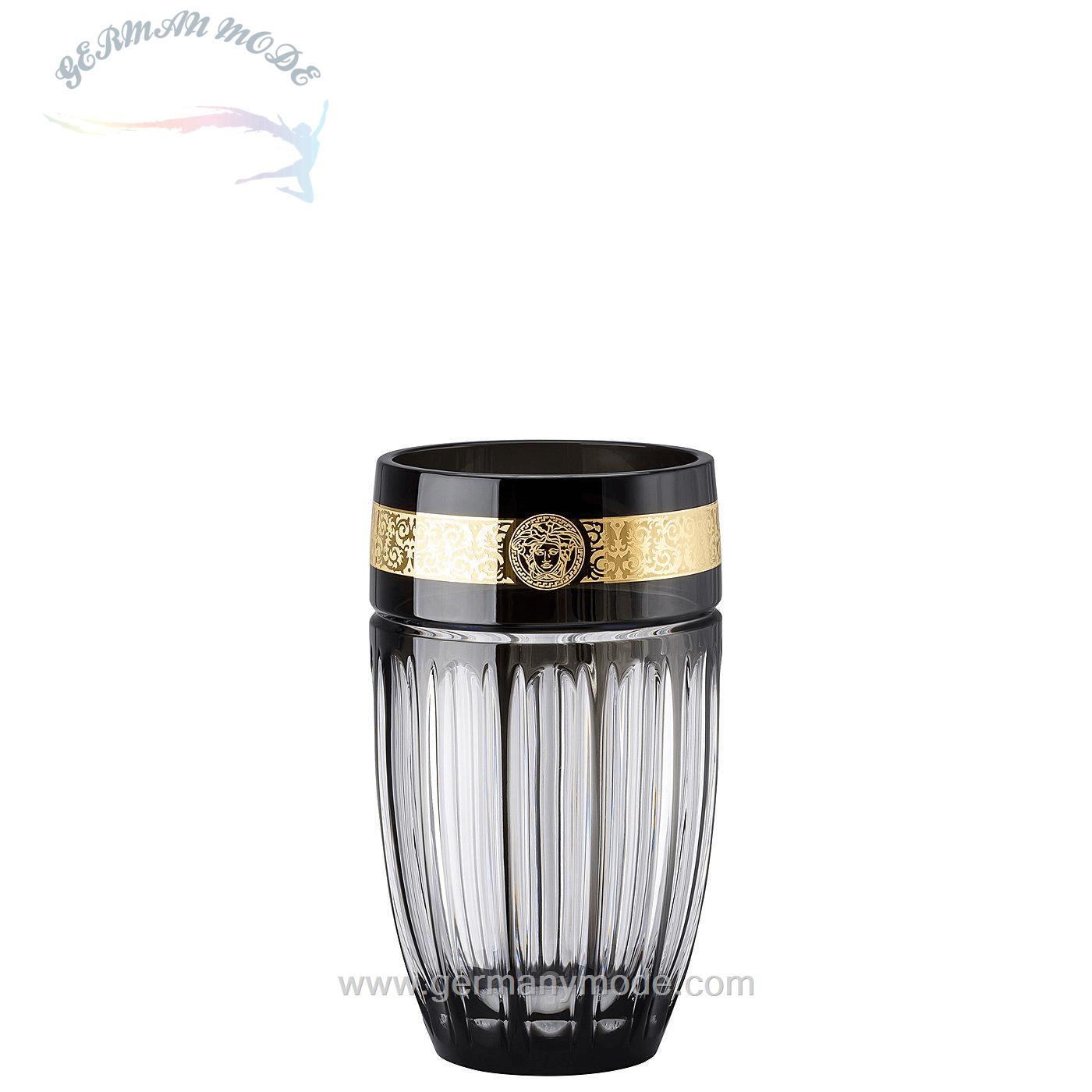 گلدان روزنتال آلمان Rosenthal meets Versace Tischvase Gala Prestige Grey Medusa Vase 20 cm