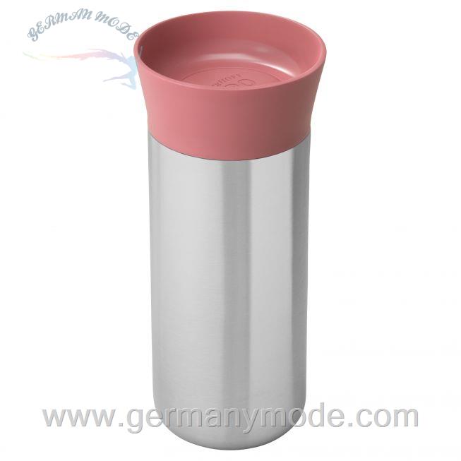 لیوان حرارتی فولاد ضد زنگ برگهف بلژیک Berghoff Thermotasse rosa 0,33 L - Leo