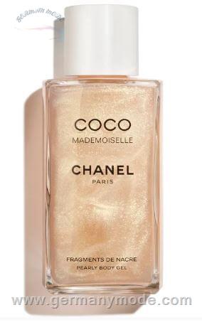 ژل براق بدن زنانه کوکو مادمازل 250 میل شنل فرانسه CHANEL COCO MADEMOISELLE FRAGMENTS DE NACRE SHIMMERING BODY GEL 250ml
