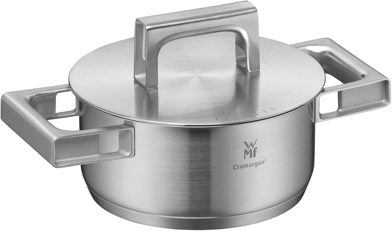 قابلمه تکی استیل 20 سانت وی ام اف آلمان با درب WMF Ultimate Cool Kochtopf klein 16 cm کوچک 16 سانت، 1.4 لیتری درب استیل