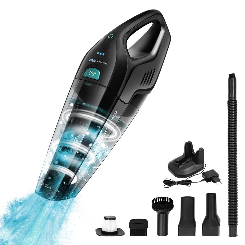 جارو شارژی دستی سکوتک اسپانیا Cecotec Conga Immortal ExtremeSuction برای سطوح، مبلمان، ماشین، موی حیوانات خانگی