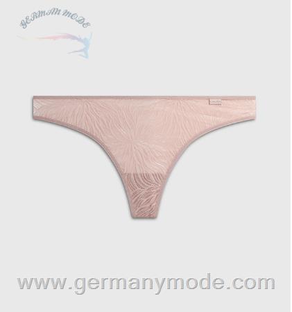 شورت استرینگ زنانه کلوین کلین آمریکا Calvin Klein String Sheer Marquisette Cedar 000QF6878E7NS