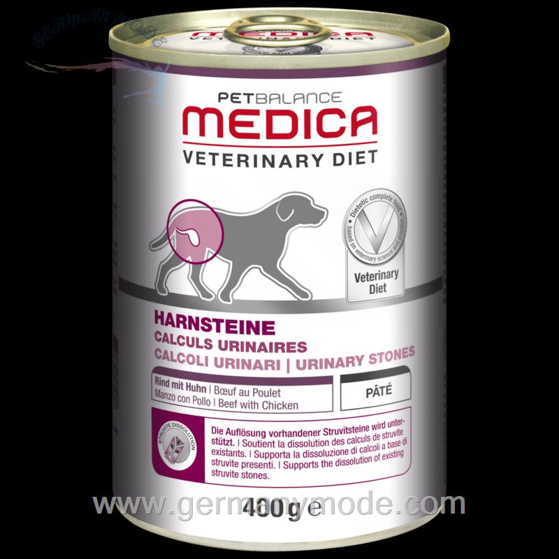 غذا مرطوب سگ با رژیم غذایی سنگ ادراری مدیکا آلمان PetBalance Medica Harnsteindiät 6x400g Rind mit Huhn