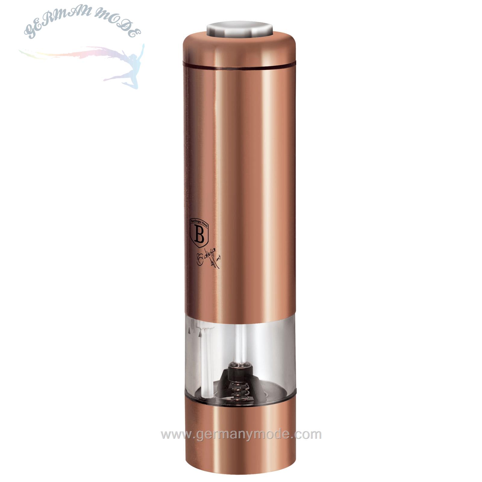 آسیاب نمک و فلفل برقی برلینگر هاوس مجارستان Berlinger Haus Salt or Pepper Mill BH/1906 Rose Gold Collection