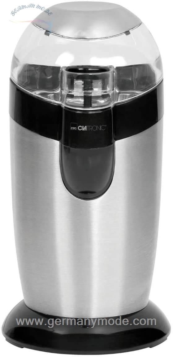 آسیاب قهوه کلترونیک آلمان CLATRONIC Kaffeemühle Schlagwerk 120 Watt KSW 3306 Edelstahl