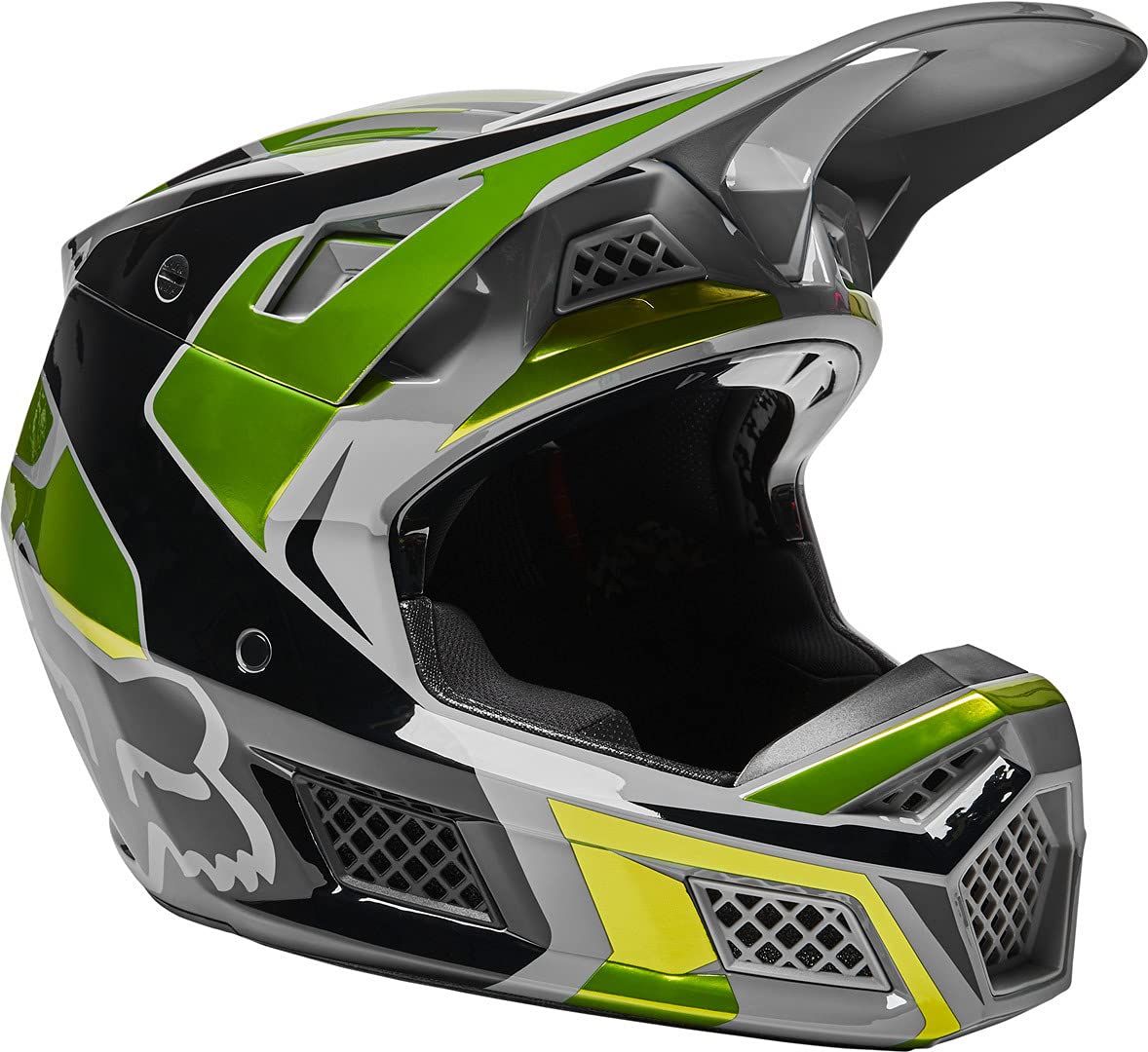 خرید از آمازون - FOX V3 RS Mirer Motocross Helm Neon Gelb XL (61/62)