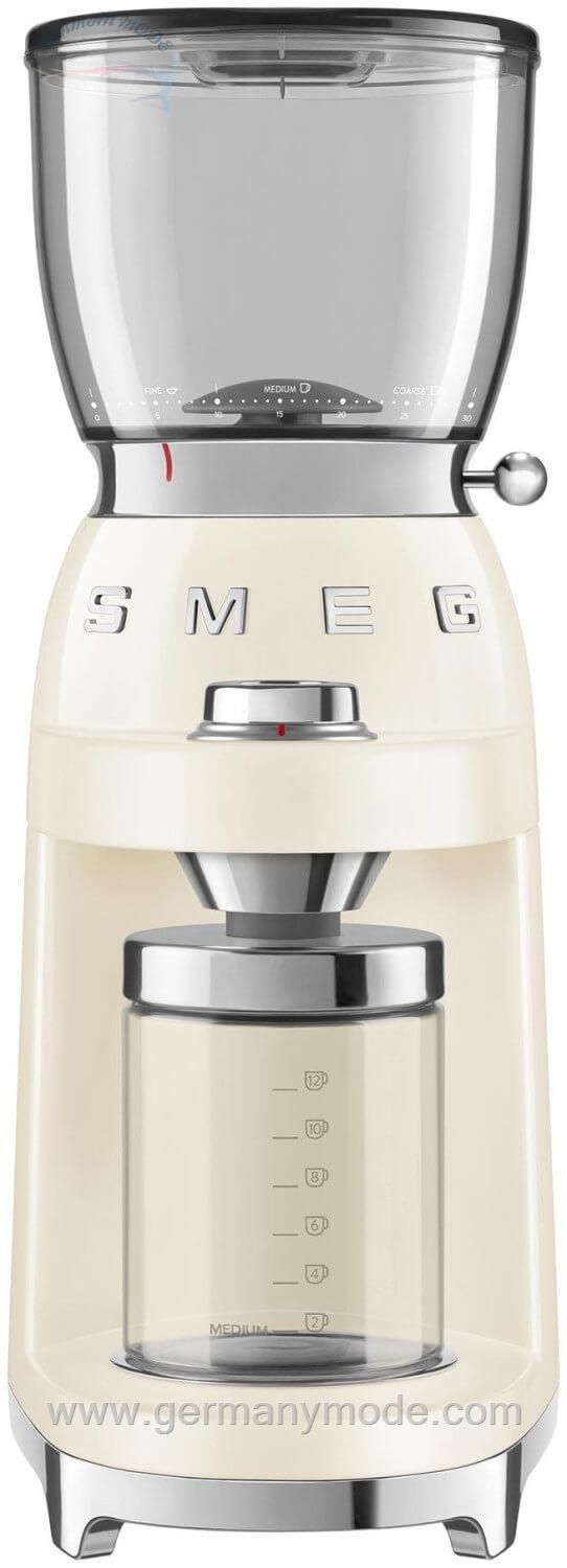 آسیاب قهوه اسمگ ایتالیا Smeg CGF01 Kaffeemühle CGF01CREU Creme