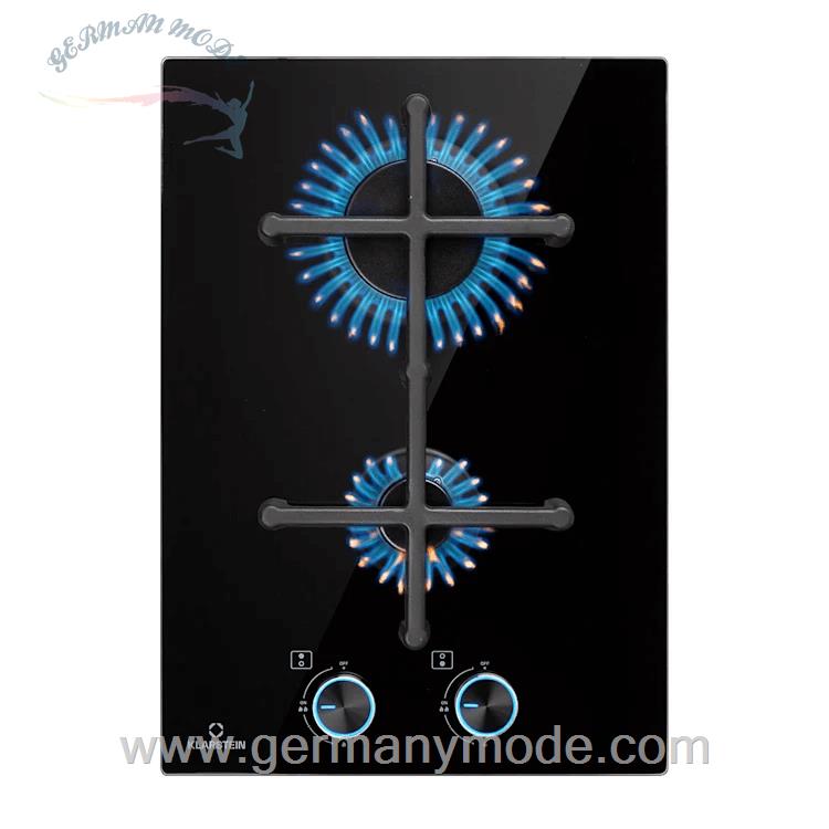 اجاق گاز 2 شعله توکار کلارشتاین آلمان Klarstein Illuminosa Domino Gaskochfeld