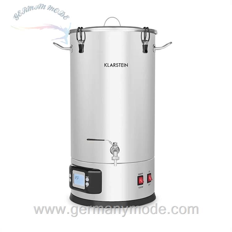 دستگاه تقطیر گلاب گیر عرق گیر 35 لیتری کلارشتاین آلمان Klarstein Maischfest Maischekessel Silber 35