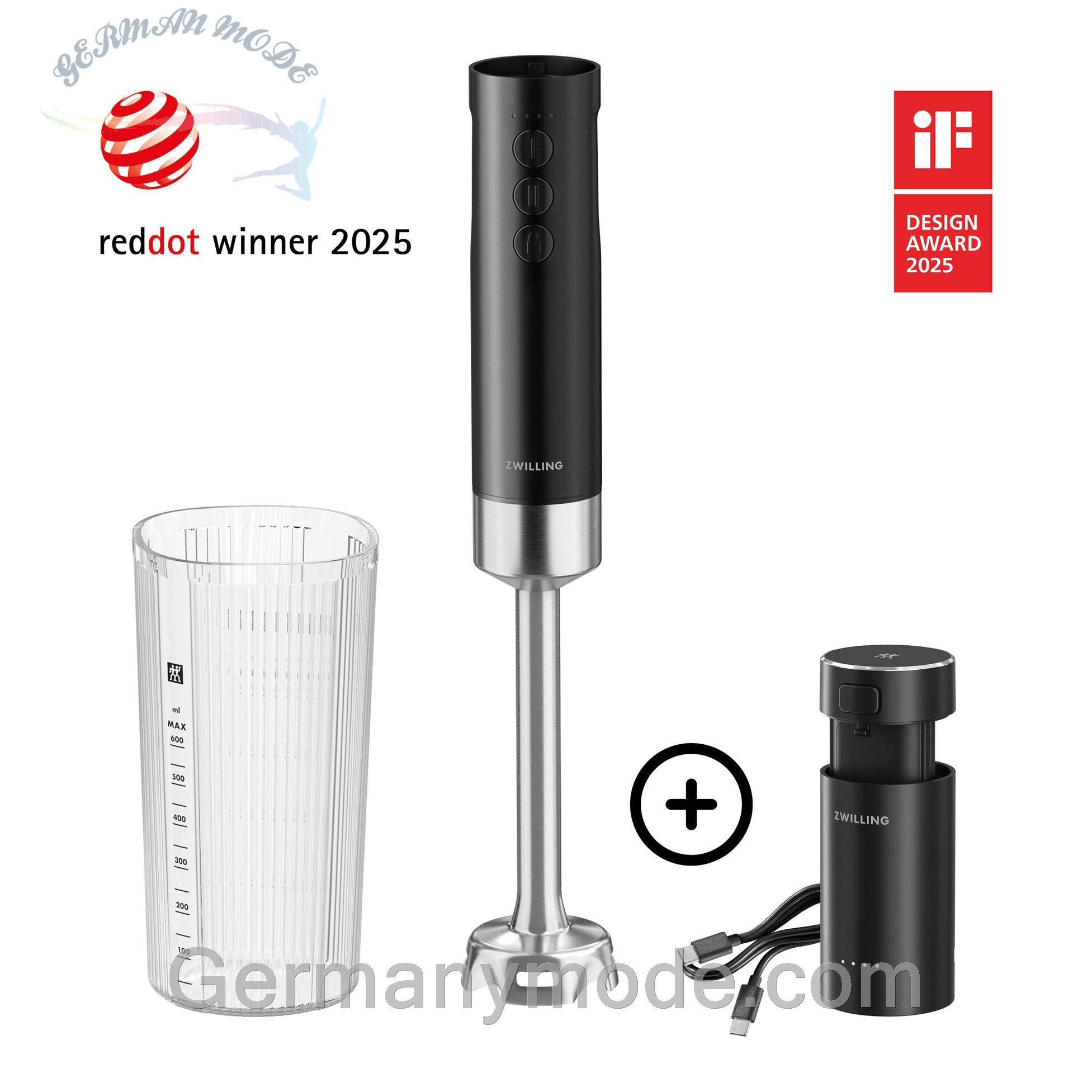 گوشت کوب برقی شارژی زولینگ آلمان zwilling XTEND Kabelloser Stabmixer Starter Set mit Akku