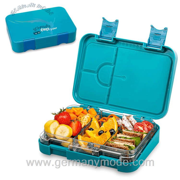 ظرف غذا و اسنک کودک کلارشتاین آلمان Klarstein schmatzfatz junior Lunchbox Petrol