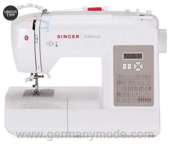 چرخ خیاطی کامپیوتری 80 کاره سینگر آمریکا Singer Computer-Nähmaschine Brilliance 6180 80 Programme