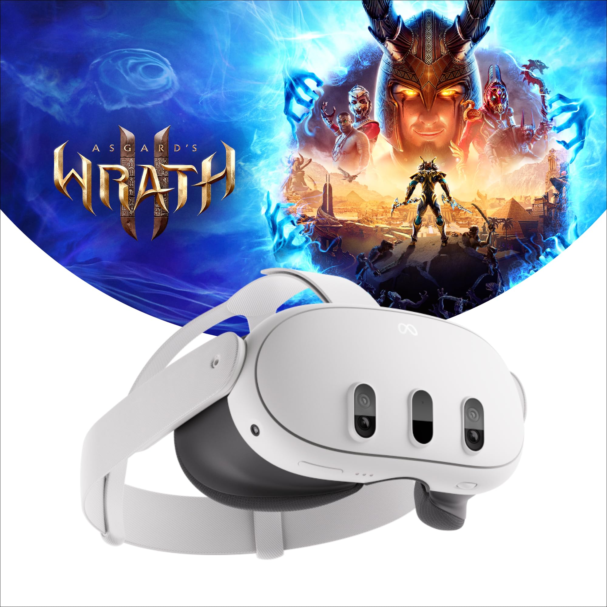 خرید از آمازون - Meta Quest 3 128Gb - واقعیت ترکیبی پیشگامانه - فناوری قدرتمند - Asgarth's Wrath 2 Bundle