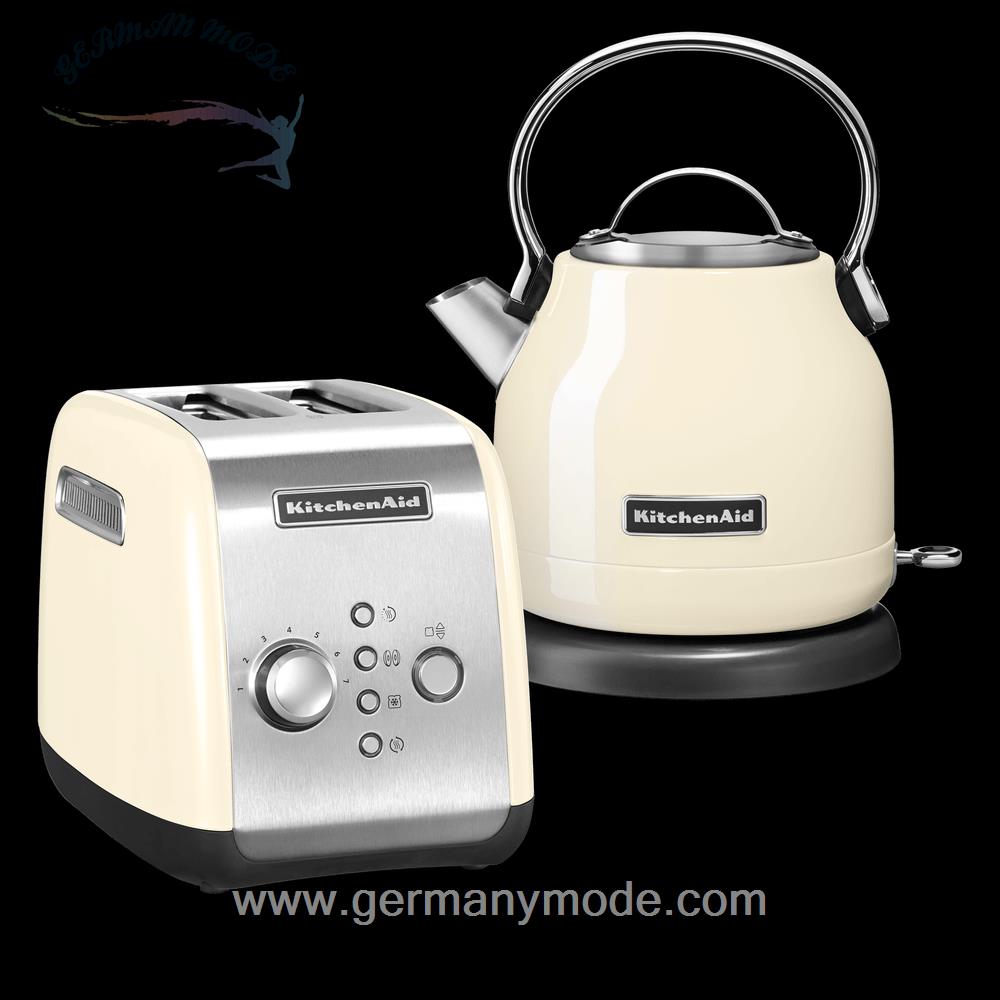 ست کتری برقی و توستر کیچن اید آمریکا KitchenAid COTTAGE FRÜHSTÜCKSSET/ Crème