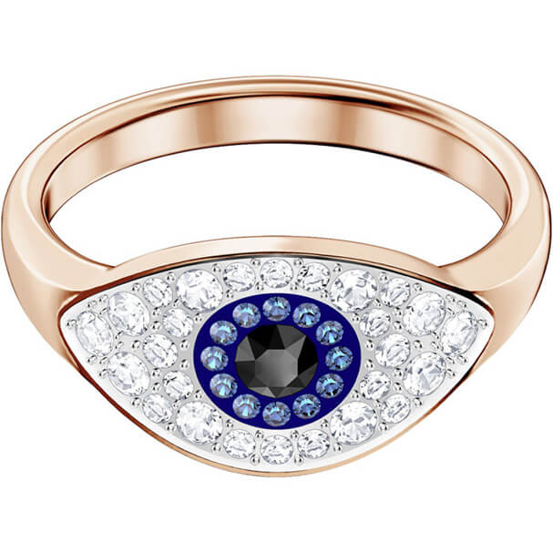 انگشتر زنانه سواروفسکی (اتریش) DUO EVIL EYE RING