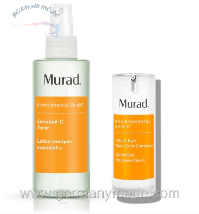 ست تونر ویتامین سی 180 میل سرم دور چشم ضد سیاهی 15 میل مورد آمریکا Murad - Essential-C Toner 180 ml- Murad - Vita-C Eyes Dark Circle Corrector 15 ml