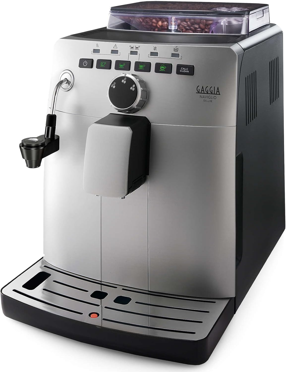 اسپرسو ساز اتوماتیک گاگیا ایتالیا Gaggia HD8749/11 Naviglio Deluxe - قهوه ساز تمام اتوماتیک، برای اسپرسو و کاپوچینو، دانه های قهوه، 1.5 لیتر، 15 بار، 1850 وات، 230 ولت، 100% ساخت ایتالیا
