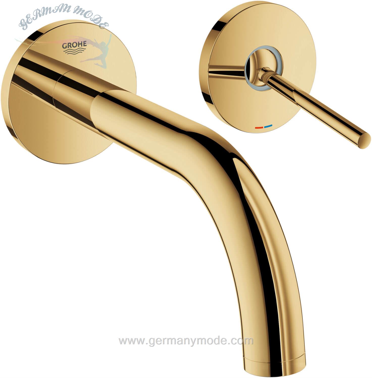 شیر مخلوط روشویی توکار گروهه آلمان GROHE Atrio 2 Loch Waschtischbatterie 19287 cool sunrise 19287GL3