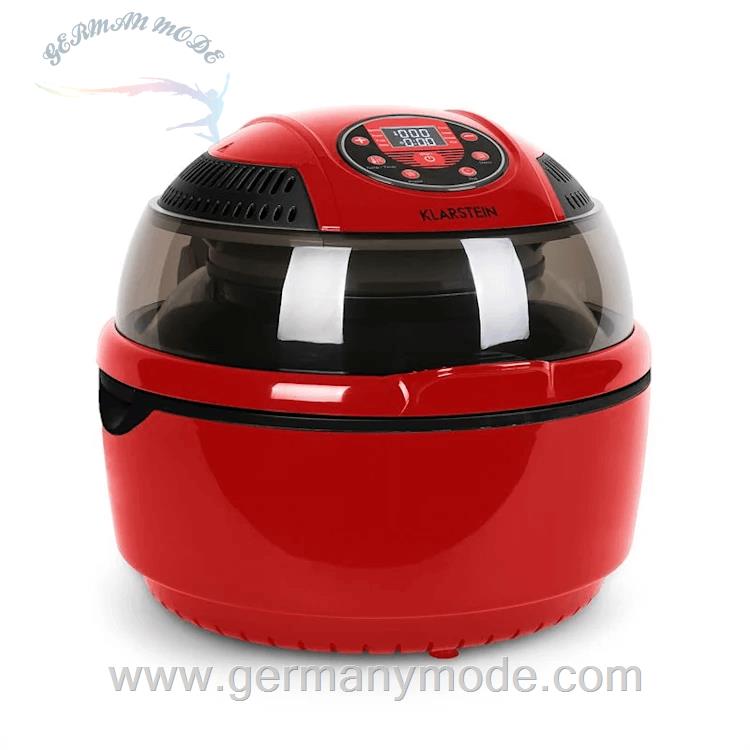 سرخ کن هوای گرم 9 لیتری کلارشتاین آلمان Klarstein VitAir Heißluftfritteuse 1400 watt 9 Ltr Rot