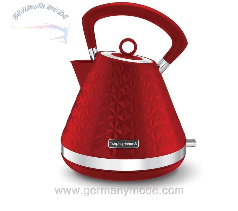 کتری برقی مورفی ریچاردز انگلستان Morphy Richards Vector Pyramid Kettle Red -108133