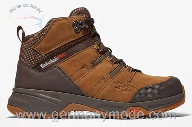 کفش کار کوهنوردی مردانه تیمبرلند آمریکا TIMBERLAND SWITCHBACK STEEL TOE WORK HIKER FOR MEN IN BROWN