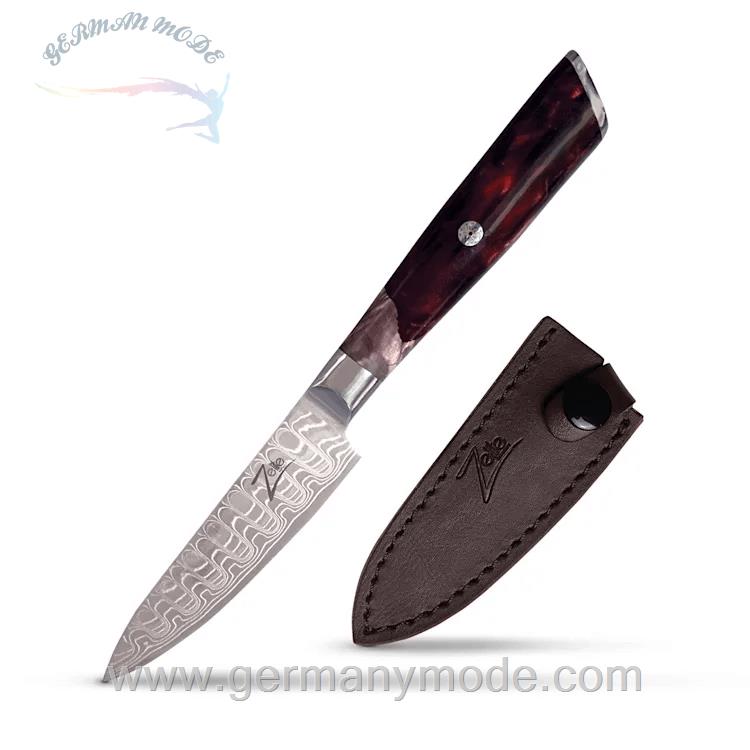 چاقو آشپزخانه 21.3 سانتیمتری زلیت آلمان Zelite Infinity by Klarstein Infinity Wave 4 Schälmesser Messer Braun