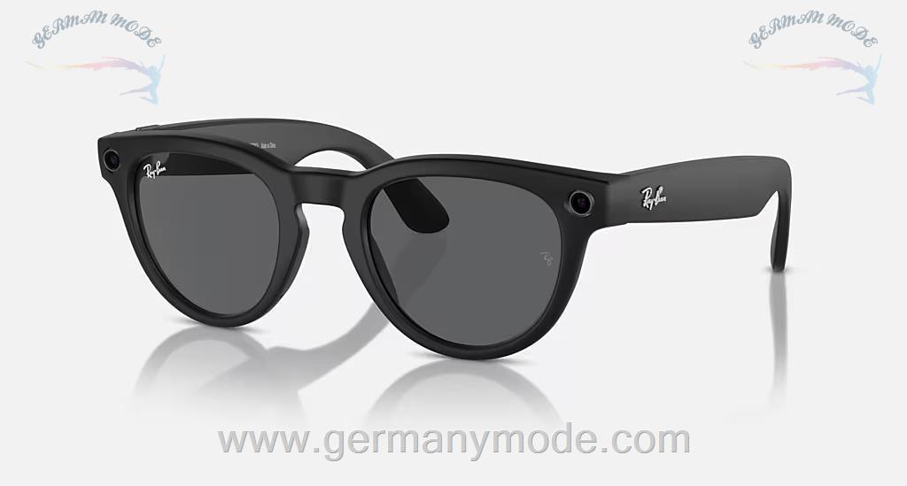 عینک مردانه هوشمند متا ریبن ایتالیا RAY-BAN | META HEADLINER RAHMEN Matt Schwarz GLÄSER Anthrazitschwarz