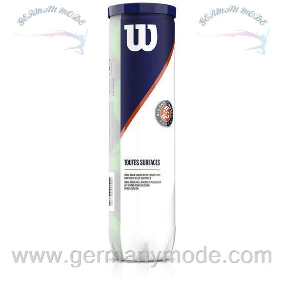 توپ تنیس 4 عددی ویلسون آمریکا WILSON ROLAND GARROS ALL COURT 4 STÜCK
