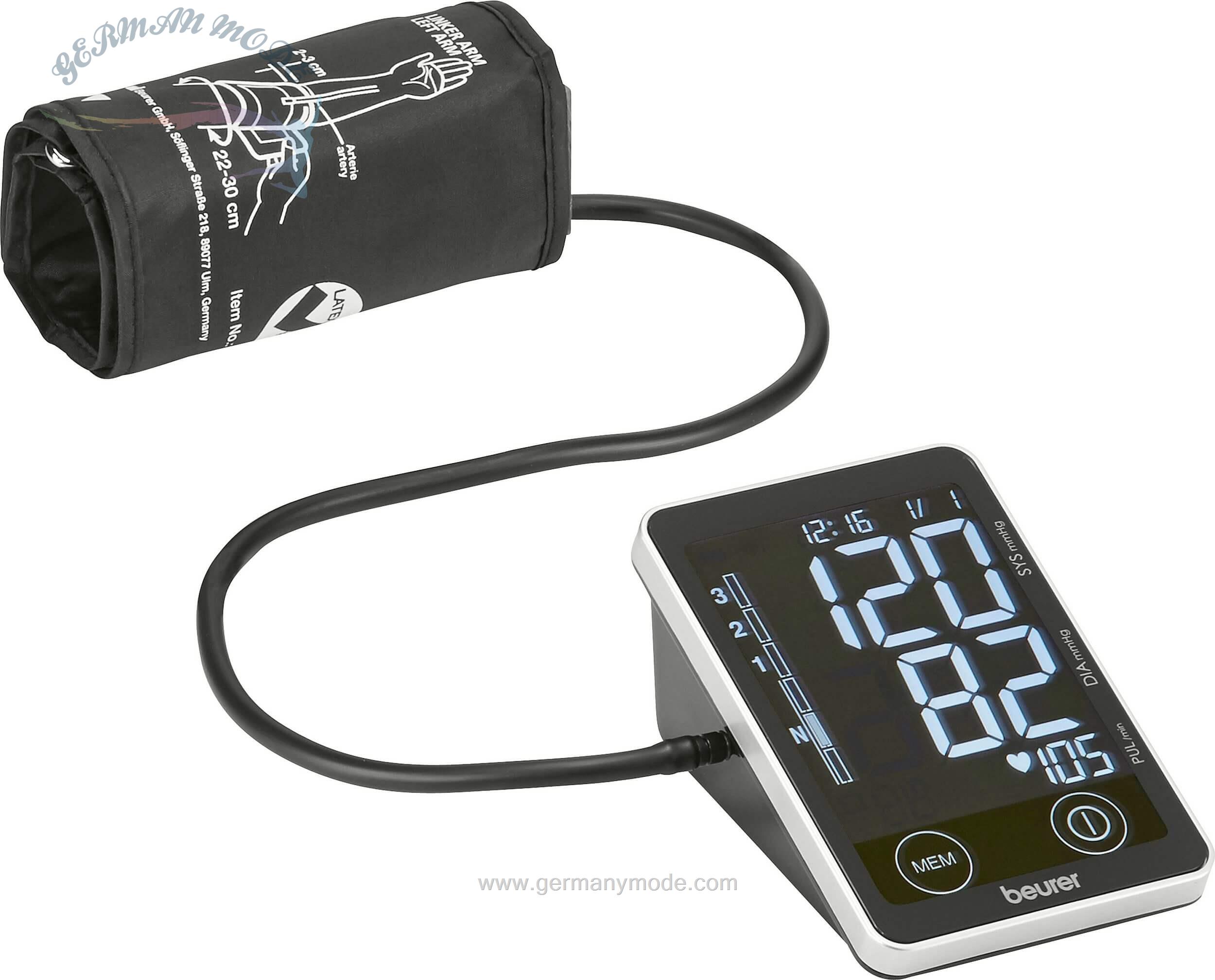 فشار سنج دیجیتالی بیورر آلمان BEURER Oberarm-Blutdruckmessgerät BM 58