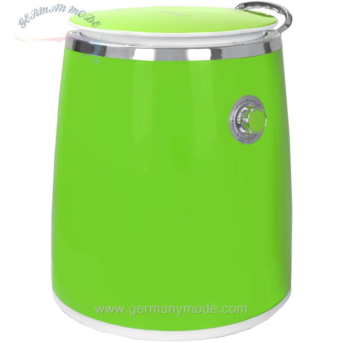 مینی واش کمپینگ سینتروکس آلمان Syntrox Germany Waschmaschine Orebro 3 Kg Schleuder Timer Geräuscharm Farbwahl grün B Ware