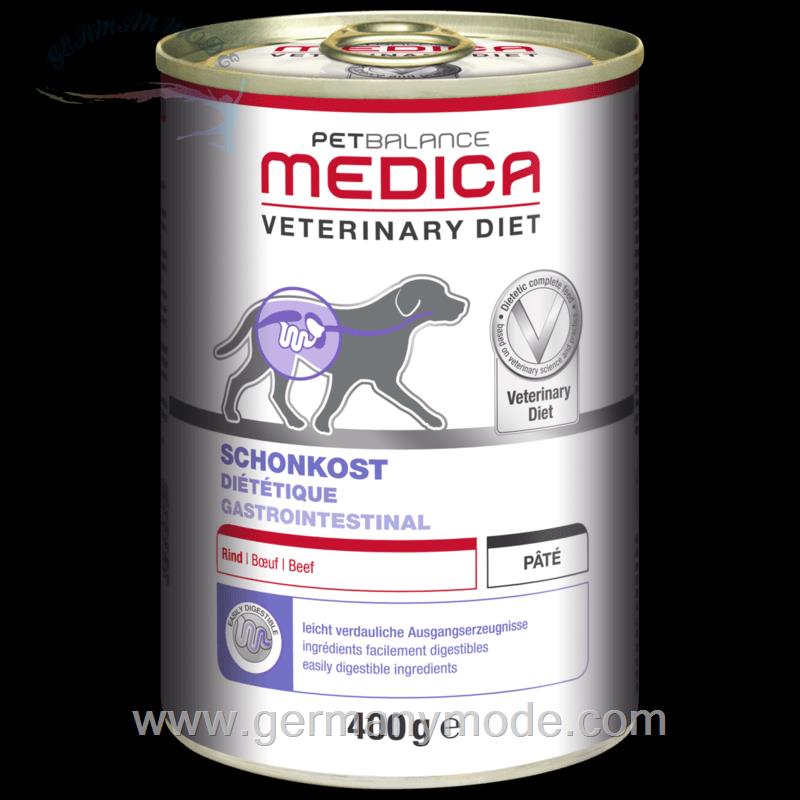 غذا مرطوب سگ گوشت گاو و مرغ مدیکا آلمان PetBalance Medica Schonkost 6x400g Rind