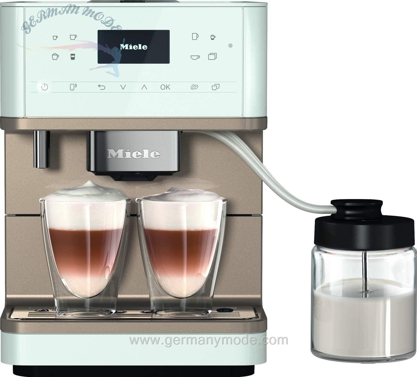 اسپرسو ساز میله آلمان Miele CM 6360 Lotosweiß CleanSteelMetallic